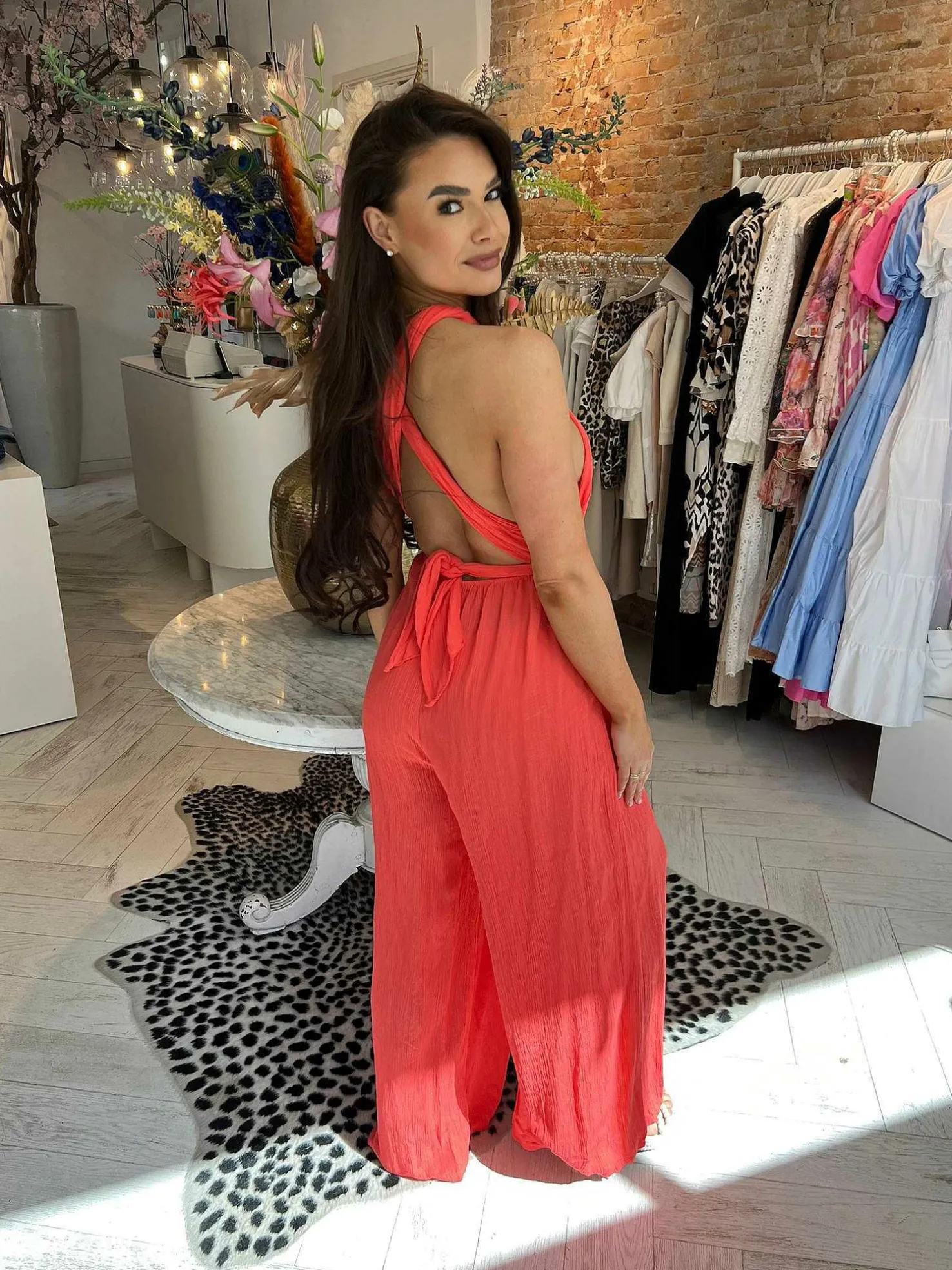 LOF Boutique Jumpsuits>Annabel Jumpsuit Coral