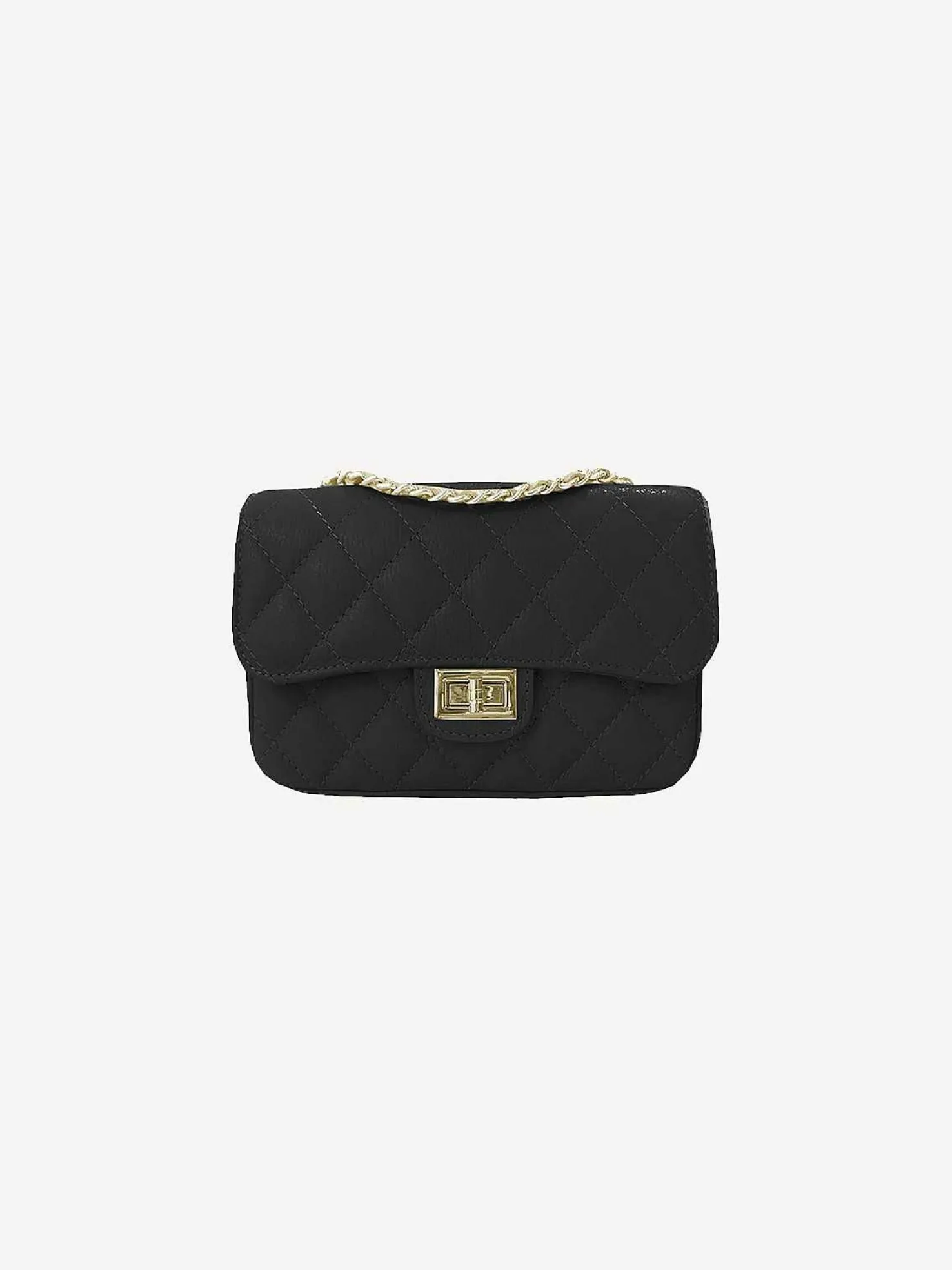 LOF Boutique Tassen>Audrey Bag Small Black & Gold
