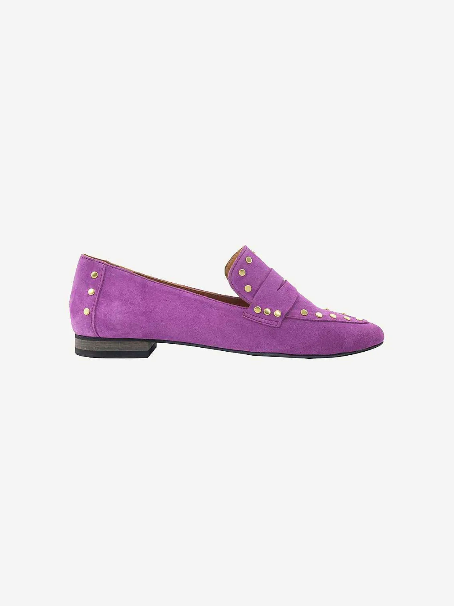 LOF Boutique Loafers>Babouche Loafers Studs Purple