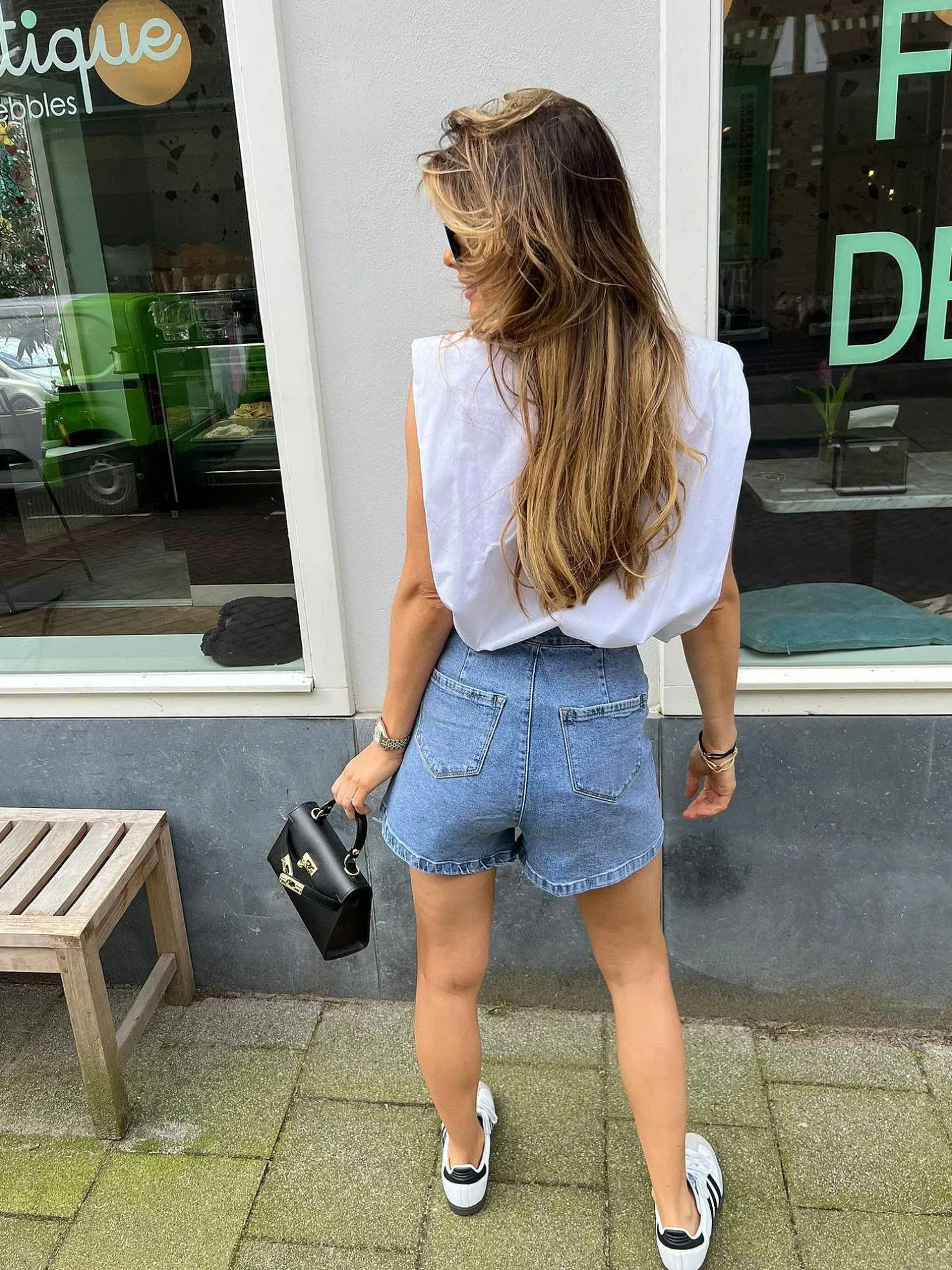 LOF Boutique Shorts>Bibi Denim Short