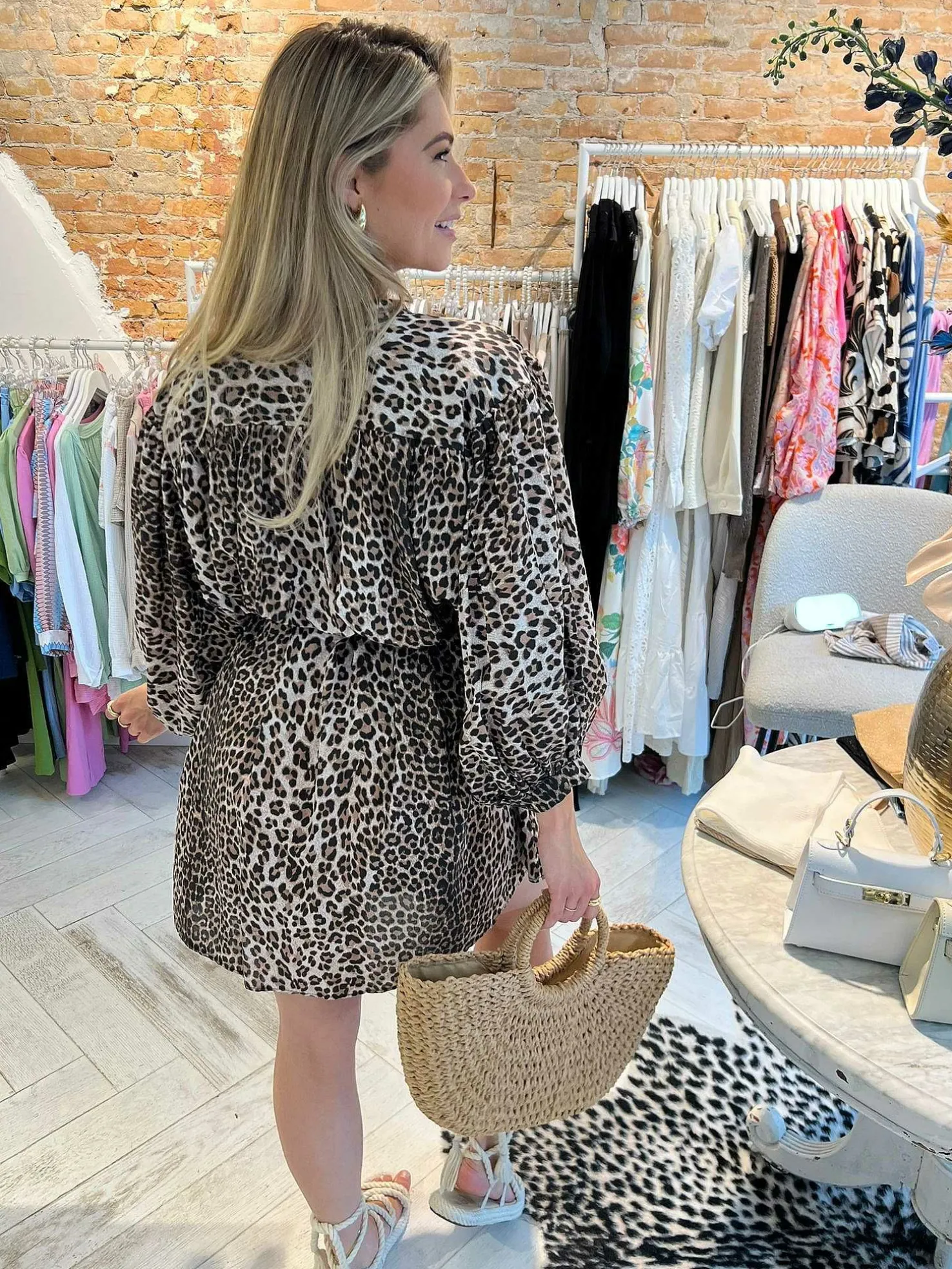 LOF Boutique Jurken>Bibi Dress Leo
