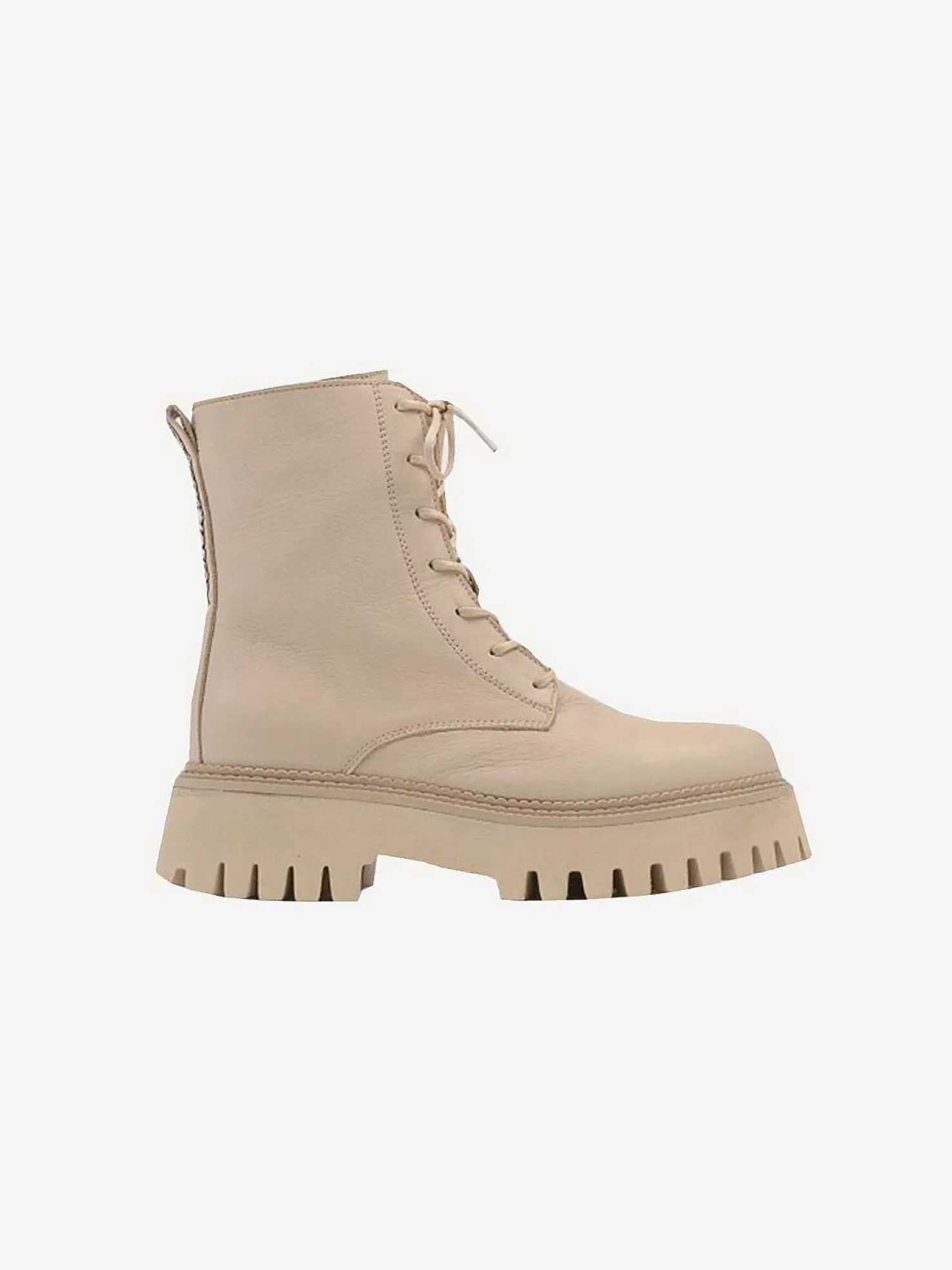 LOF Boutique Laarzen>Bronx Classic Bikerboots Beige