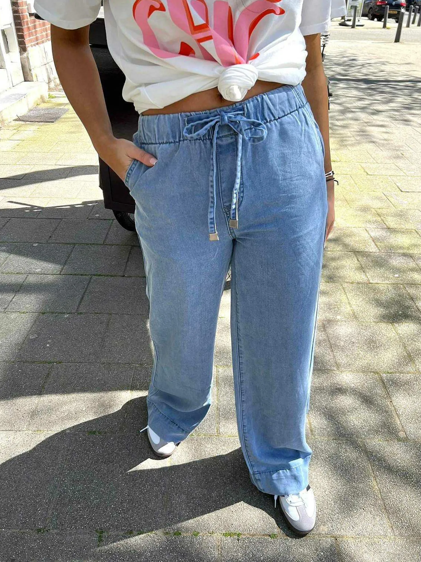 LOF Boutique Broeken>Charlie Wide Fit Stretch Jeans