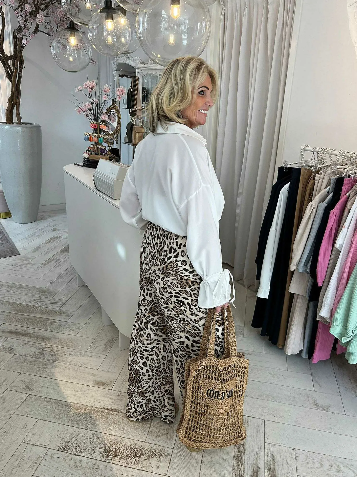 LOF Boutique Tassen>Cote D'Azur Beach Bag Camel