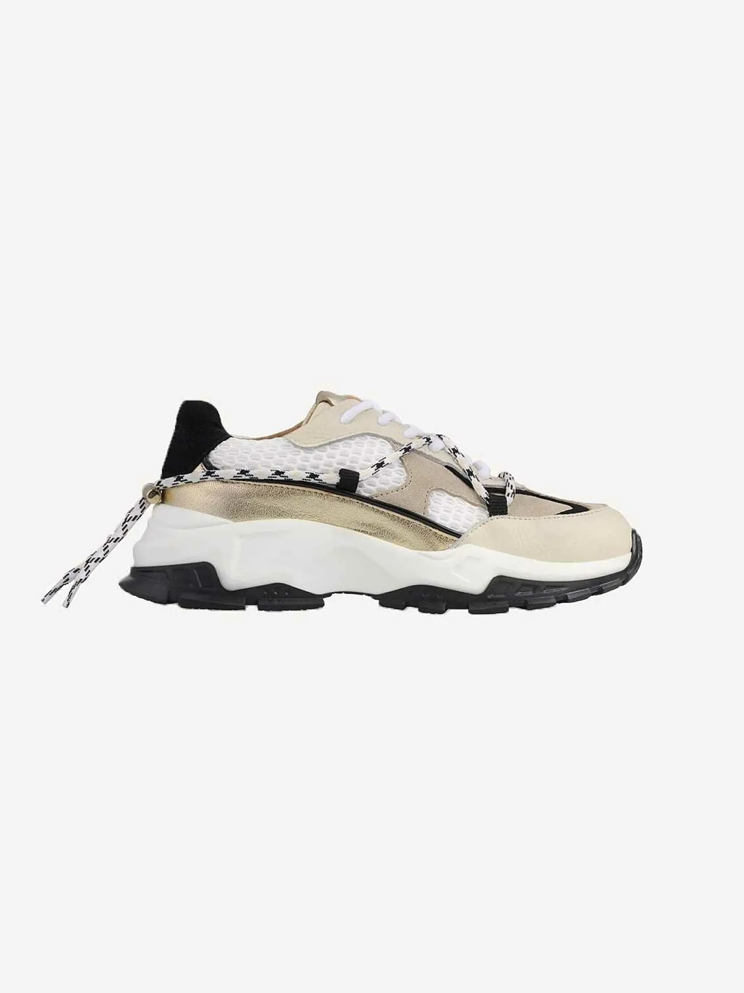 LOF Boutique Sneakers>Dwrs Bonney Sneakers Off White & Black