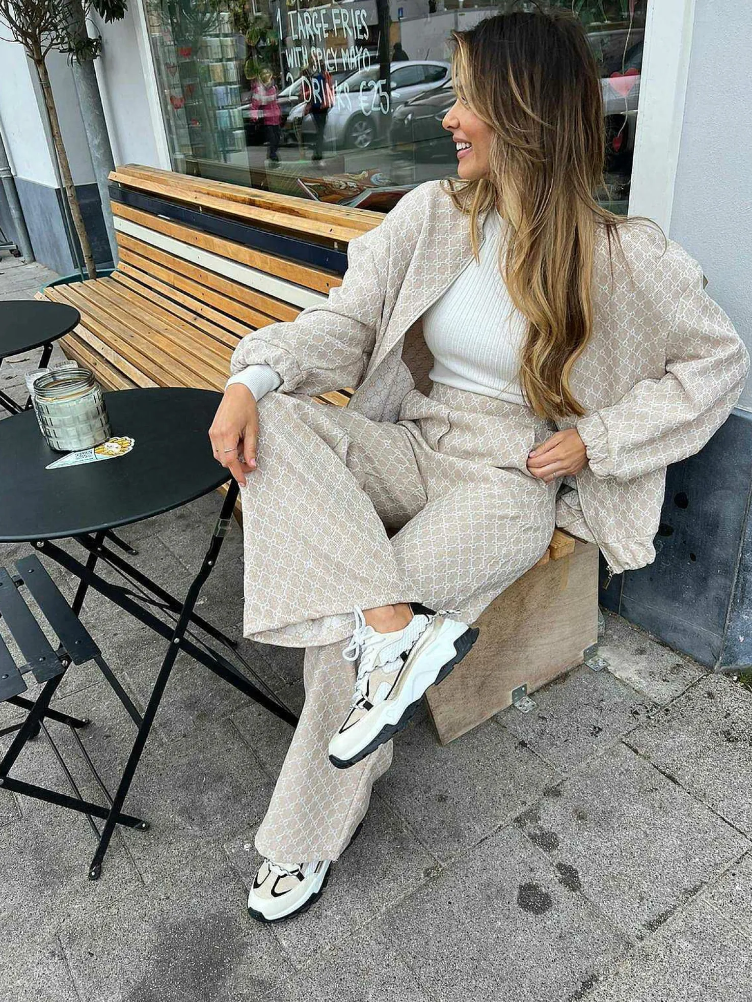 LOF Boutique Sneakers>Dwrs Bonney Sneakers Off White & Black