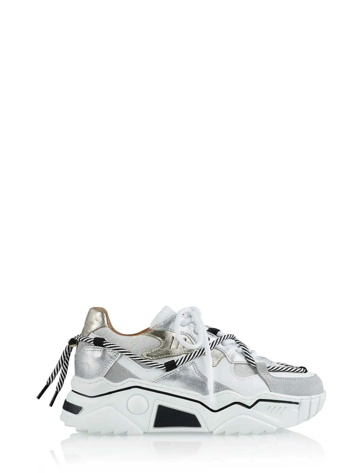 LOF Boutique Sneakers>Dwrs Jupiter Sneakers Silver & Gold