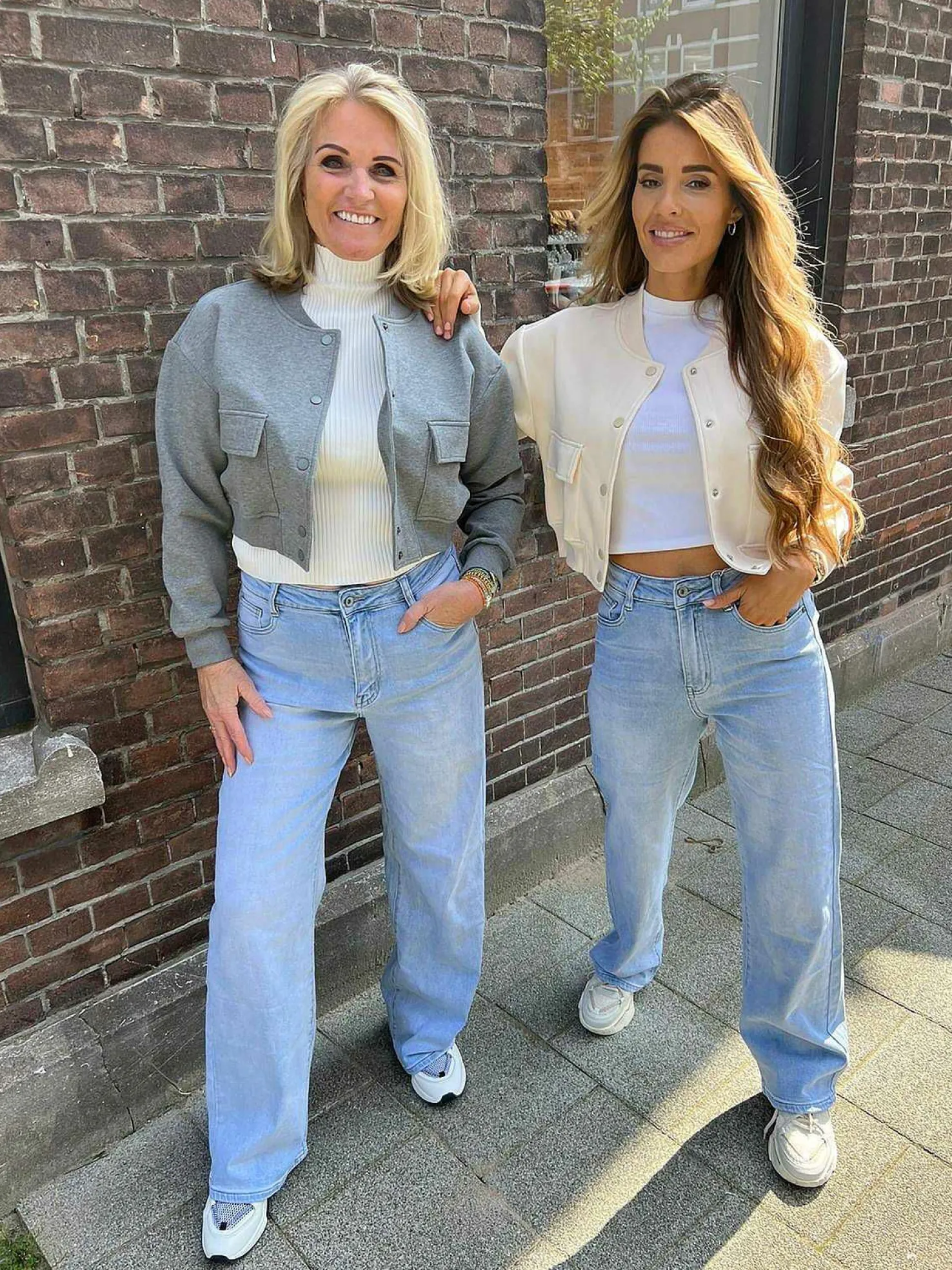 LOF Boutique Jassen>Ellie Cropped Jacket Grey