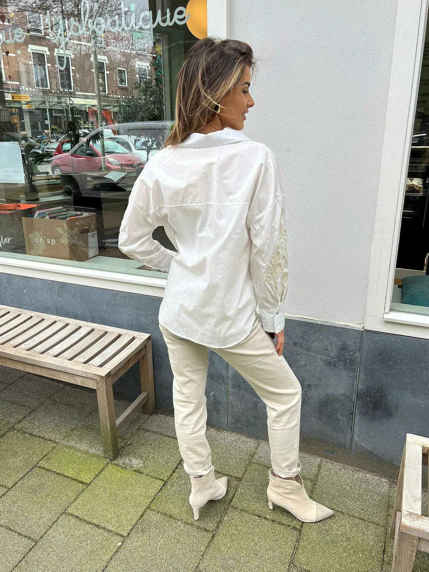 LOF Boutique Tops & Blousjes>Eveline Blouse White