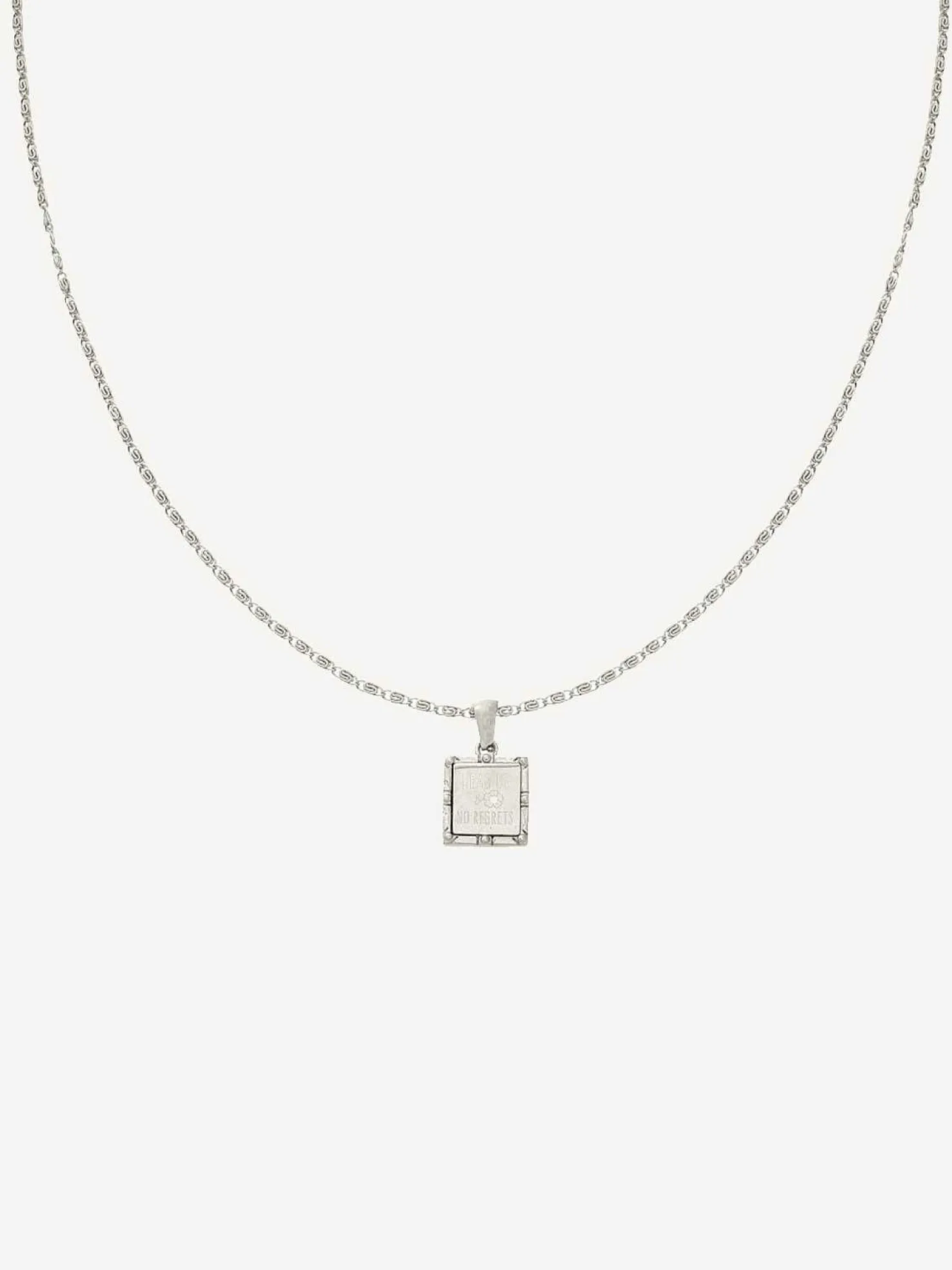 LOF Boutique Kettingen>Head Up Necklace Silver