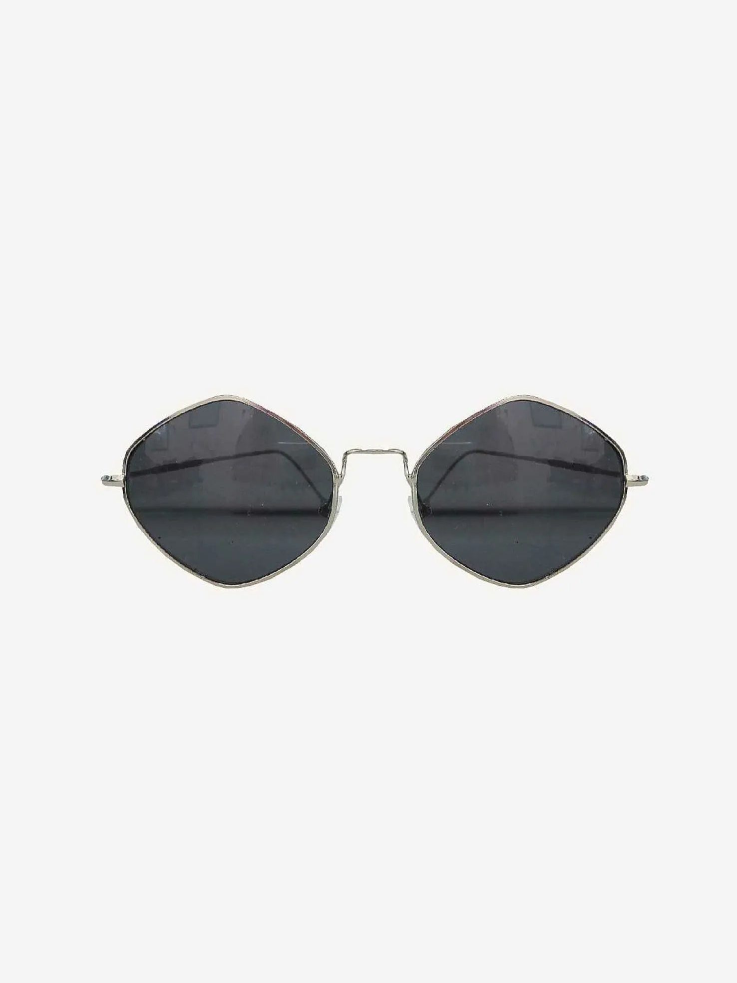 LOF Boutique Zonnebrillen>Jade Sunglasses Silver Black
