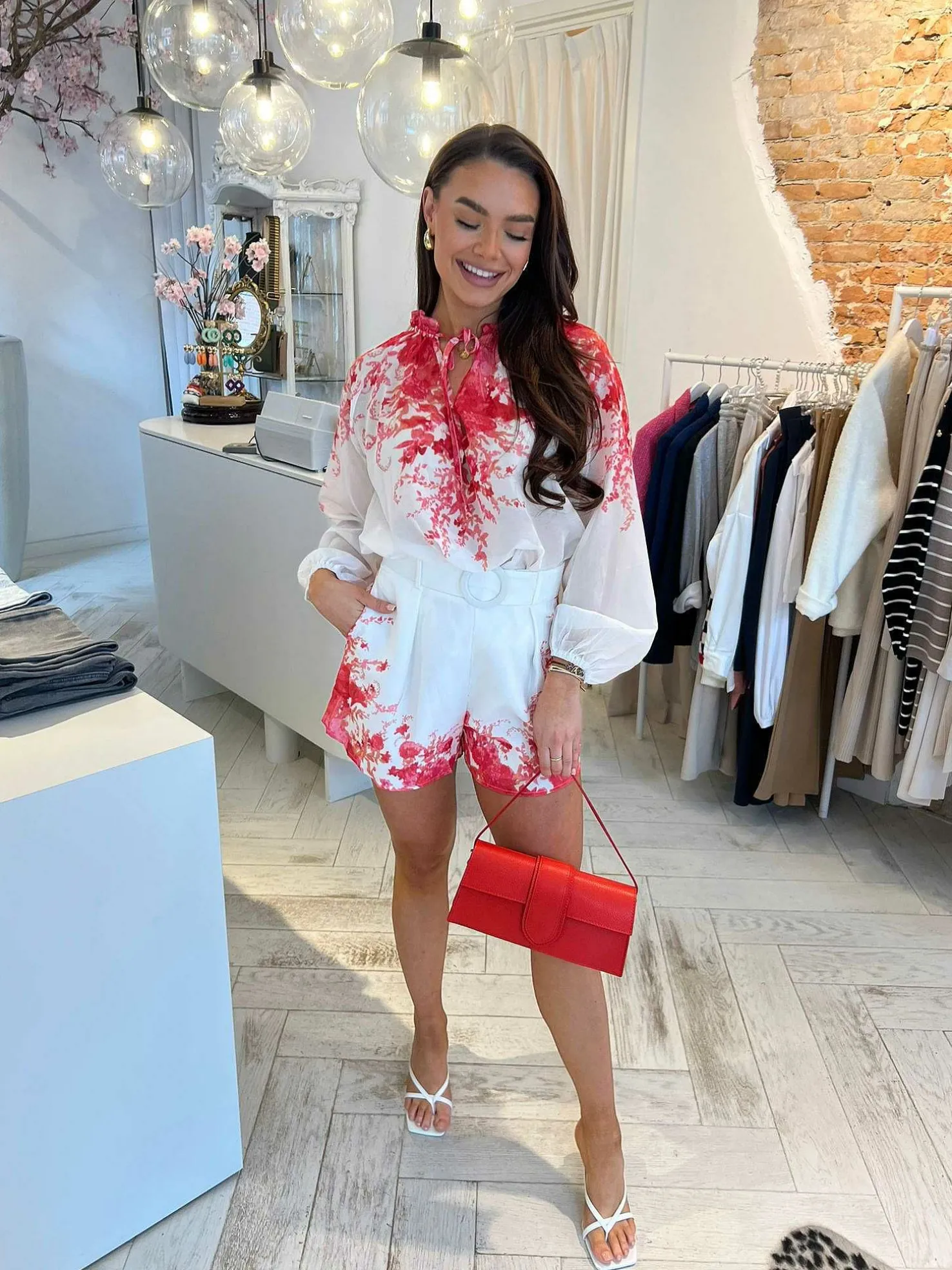 LOF Boutique Tassen>Jasmine Bag Red
