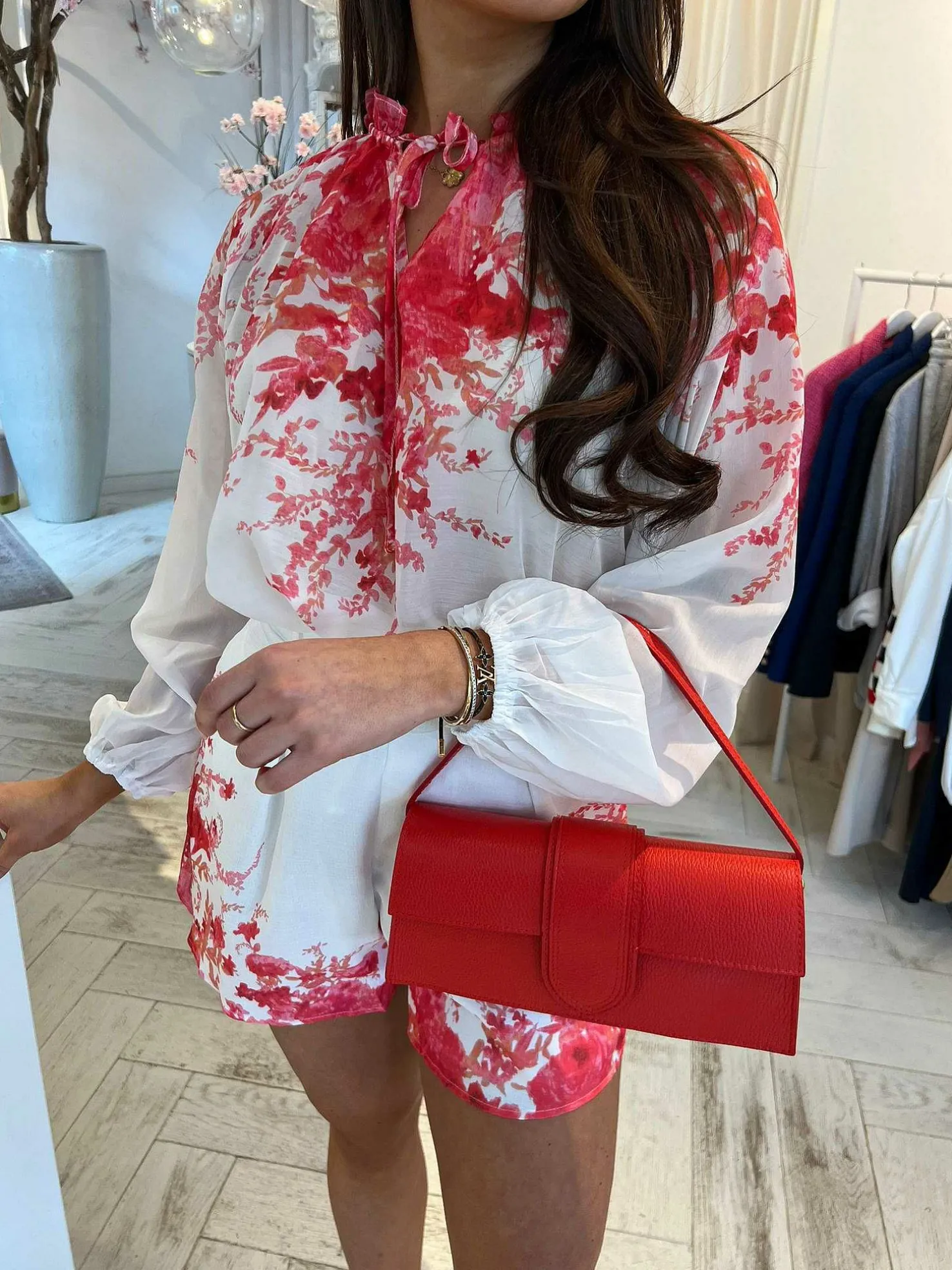 LOF Boutique Tassen>Jasmine Bag Red