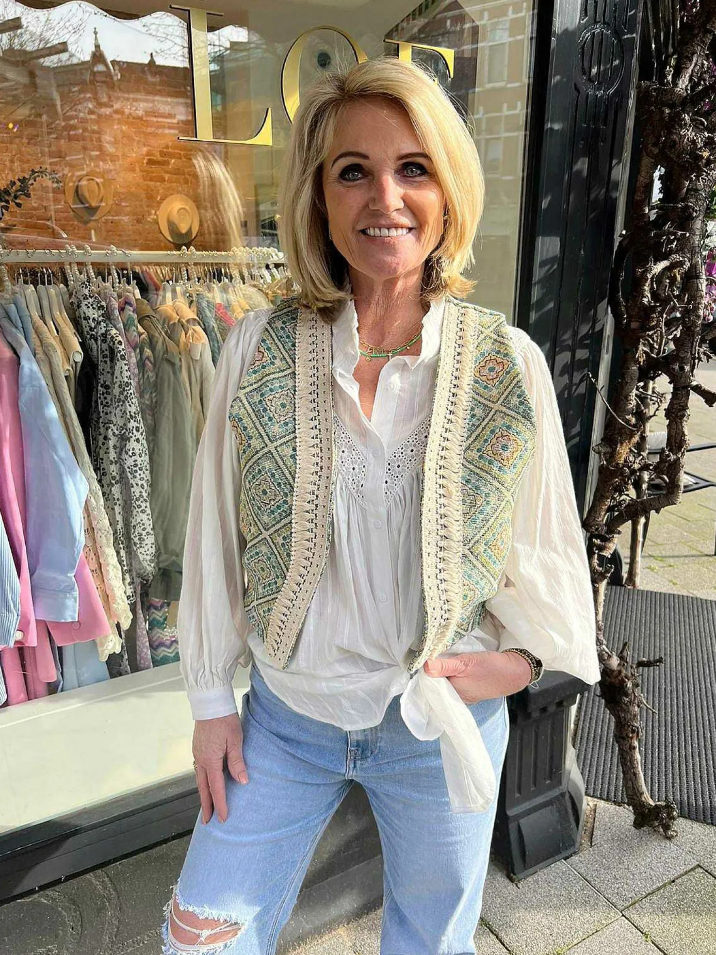 LOF Boutique Tops & Blousjes>Katie Blouse White