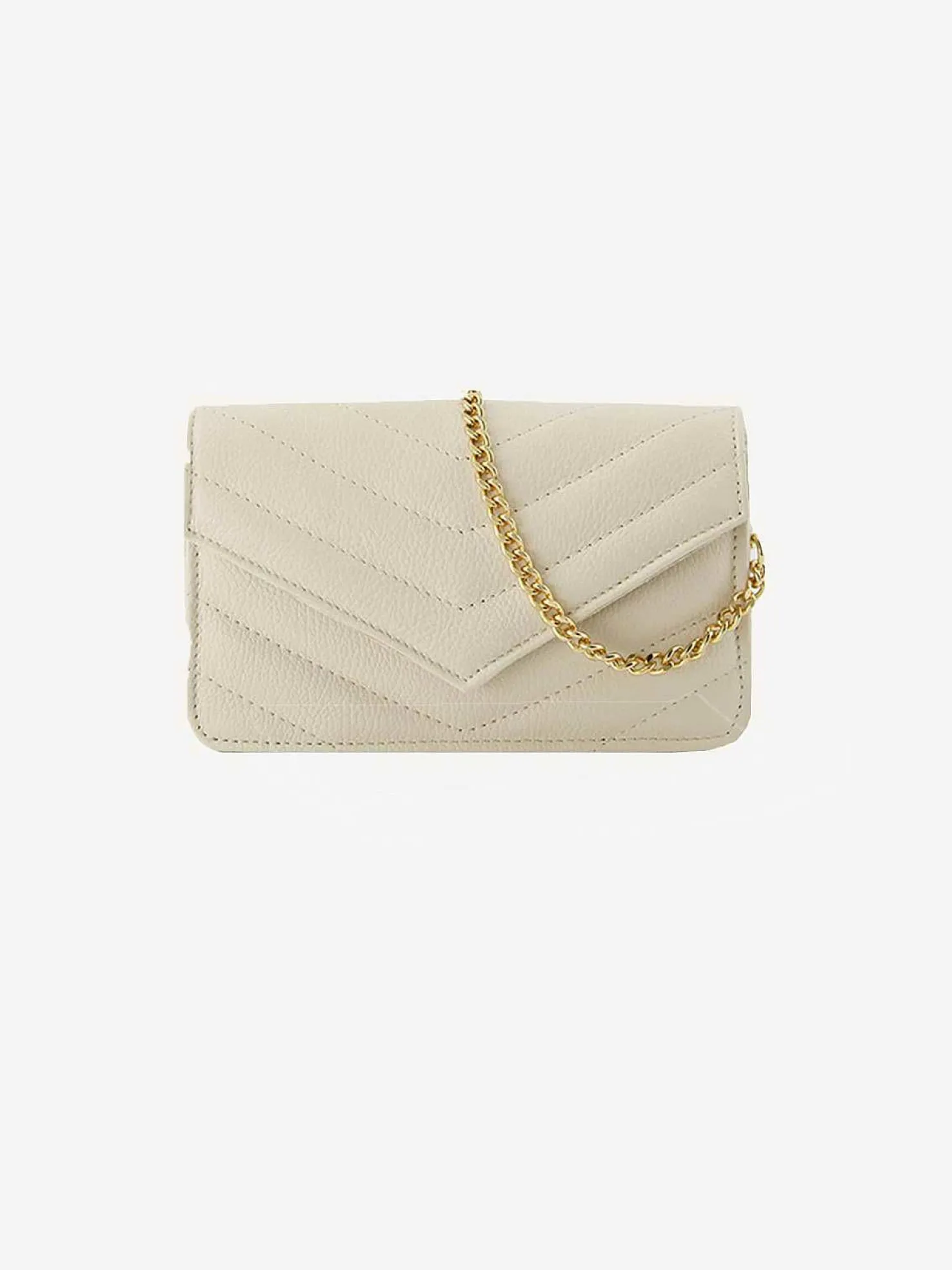 LOF Boutique Tassen>Laurie Bag Leather Beige