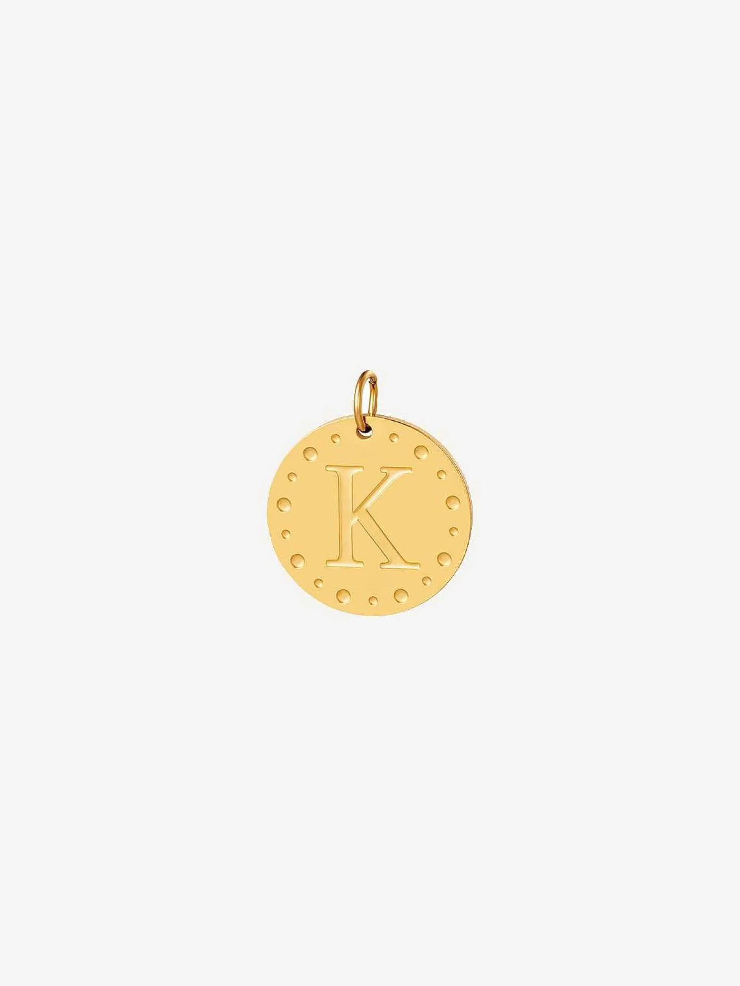 LOF Boutique Kettingen>Letter Bedel Round Gold