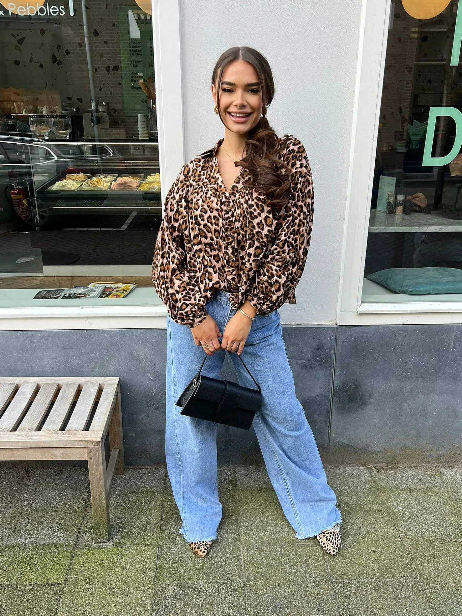 LOF Boutique Tops & Blousjes>Maya Leo Blouse