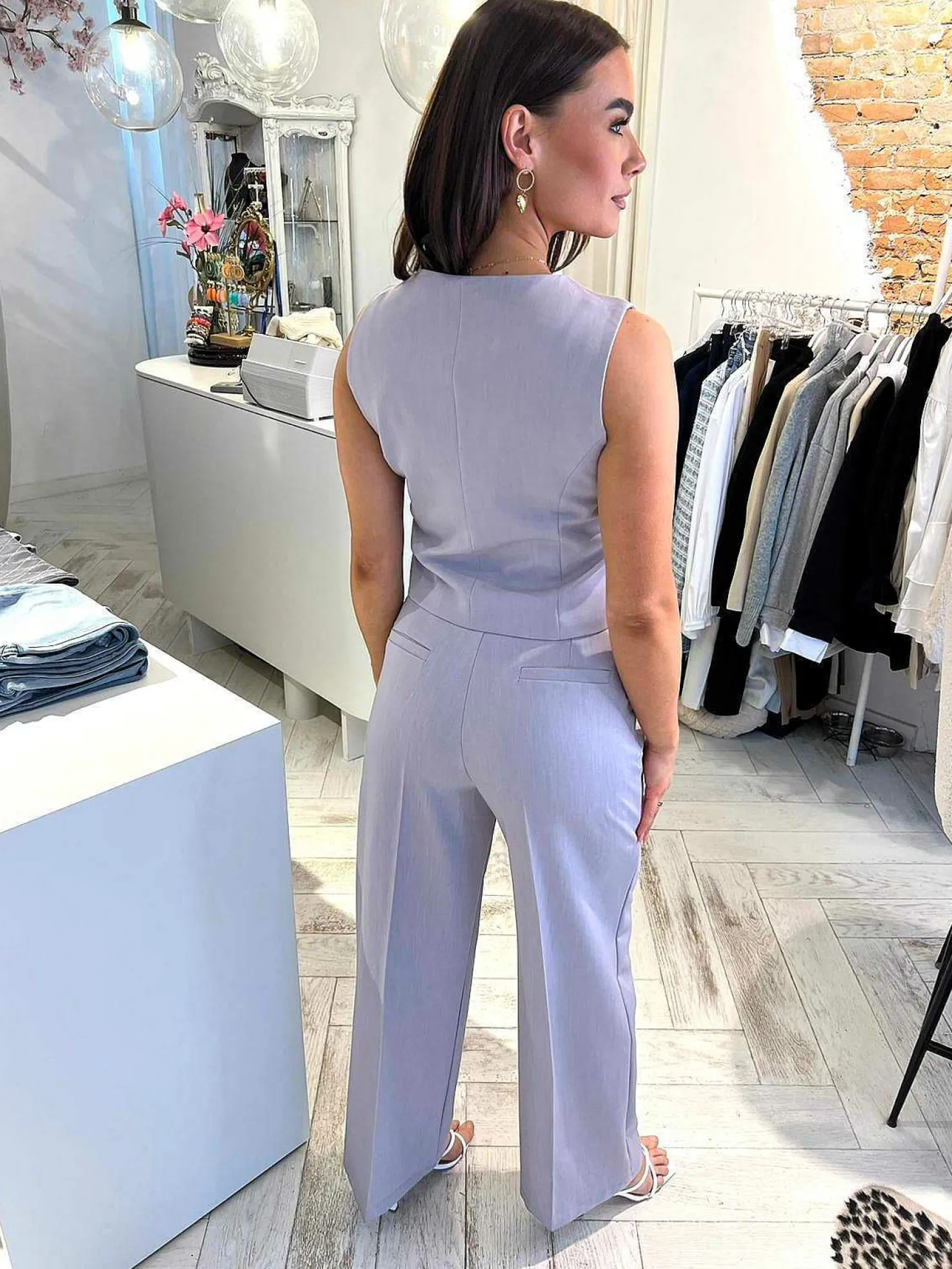 LOF Boutique Broeken>Saar Pantalon Mauve