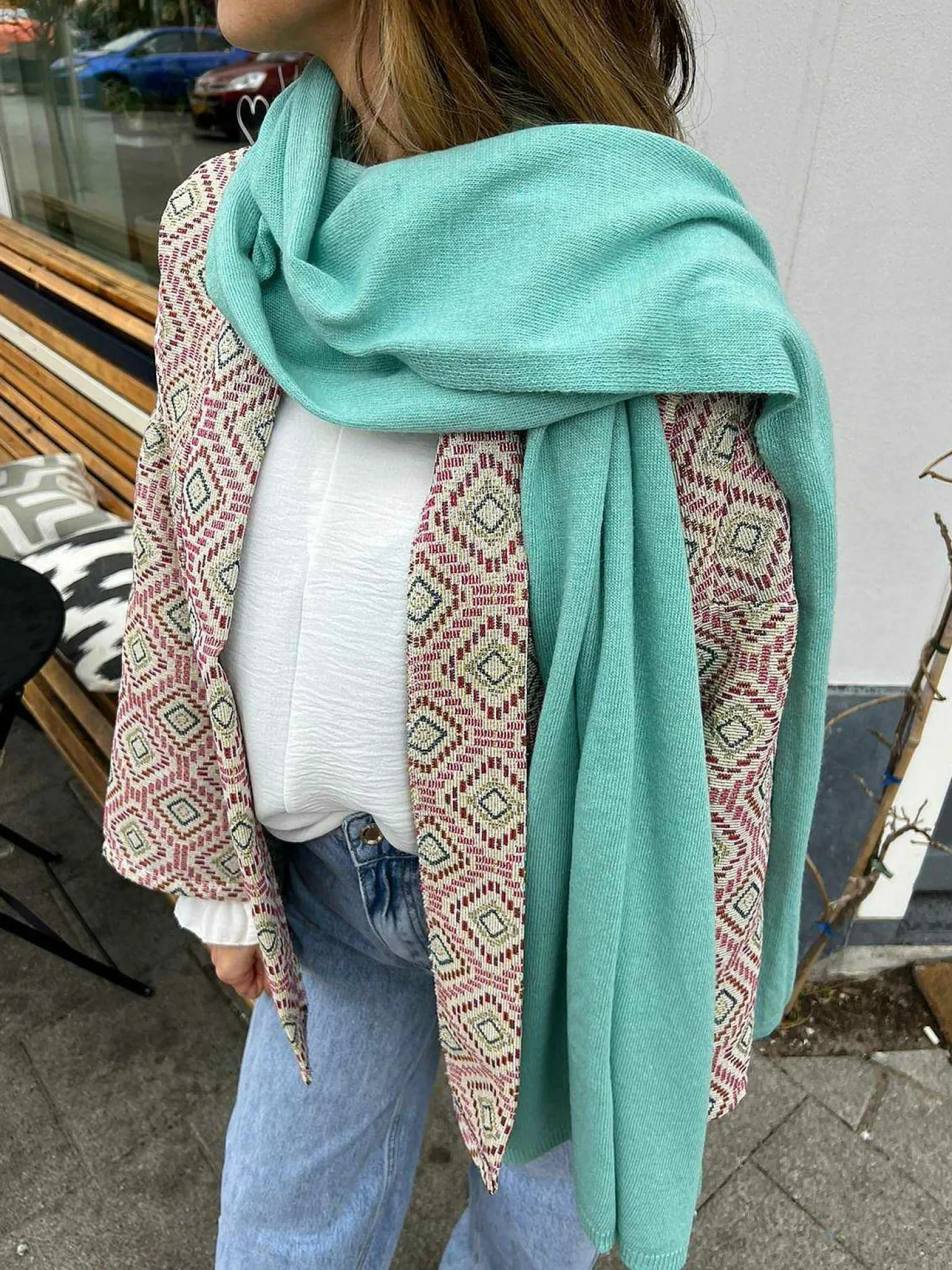 LOF Boutique Mutsen & Sjaals>The Supersoft Scarf Mint