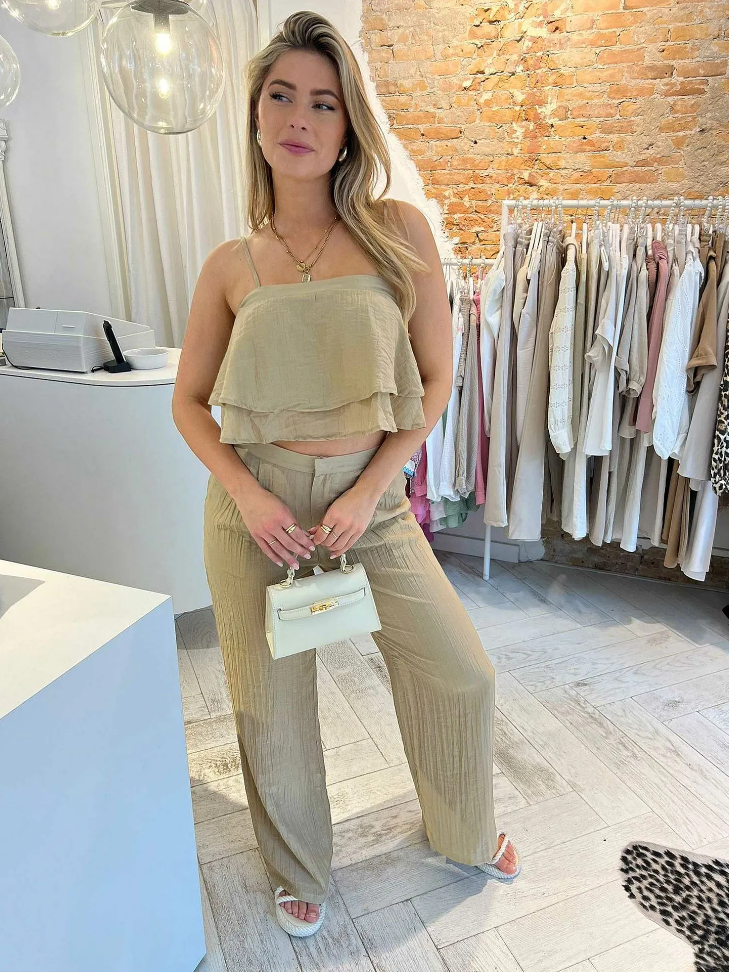 LOF Boutique Sets>Zaar 2 Delig Set Taupe