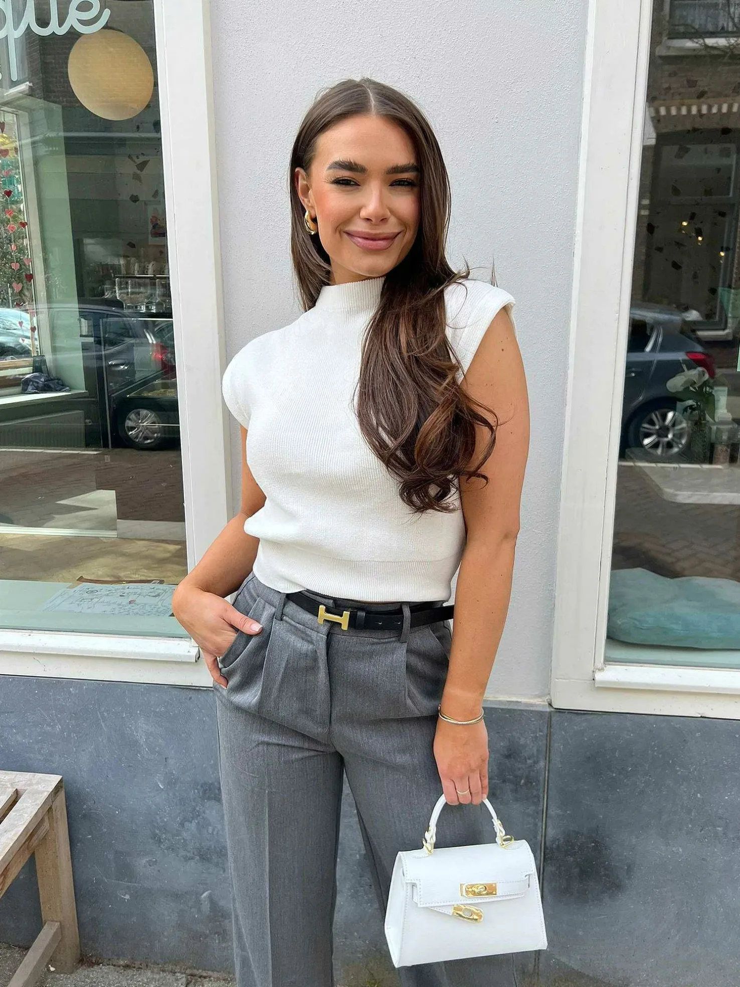 LOF Boutique Tops & Blousjes>Zarah Top White